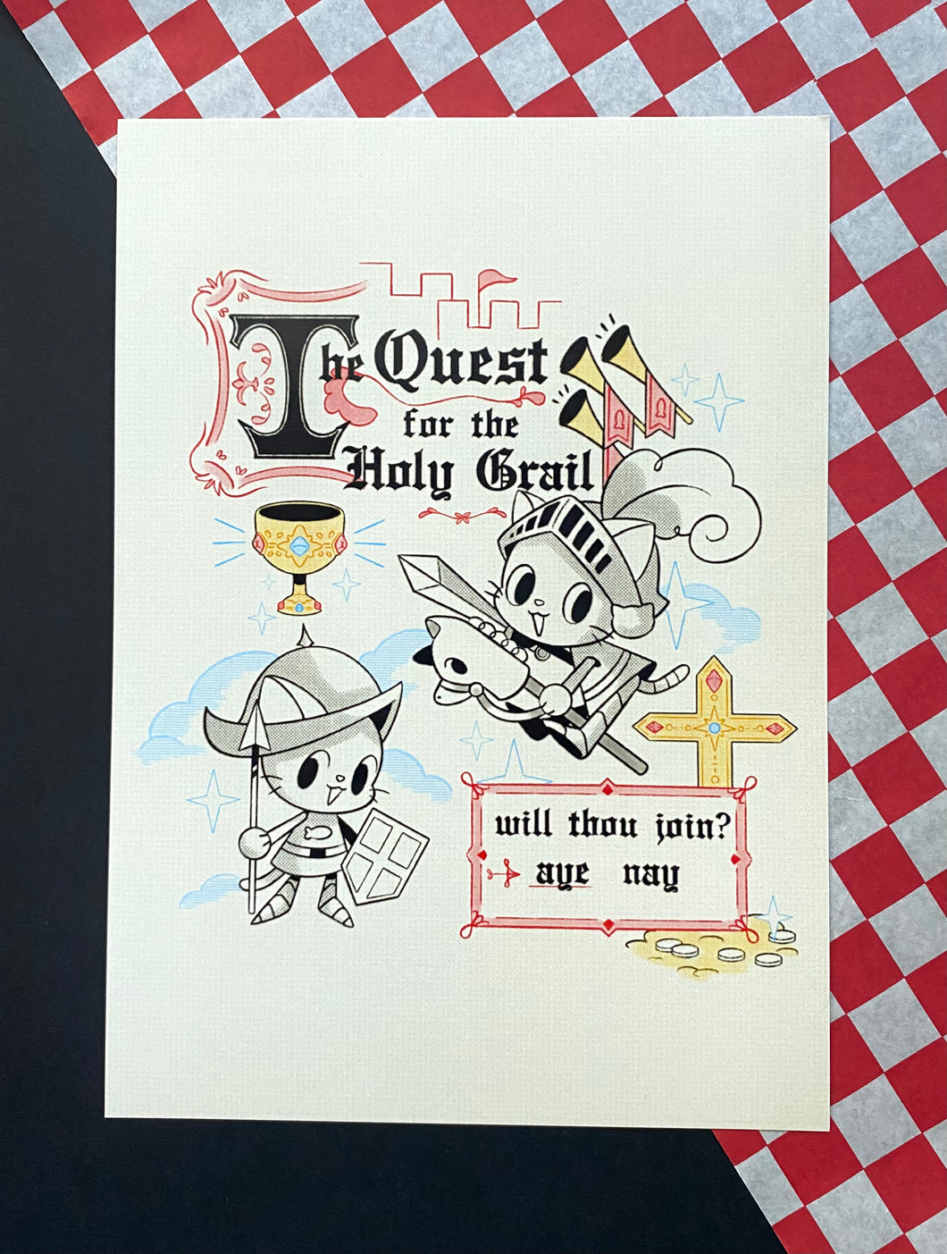 Quest for the Holy Grail Mini Print