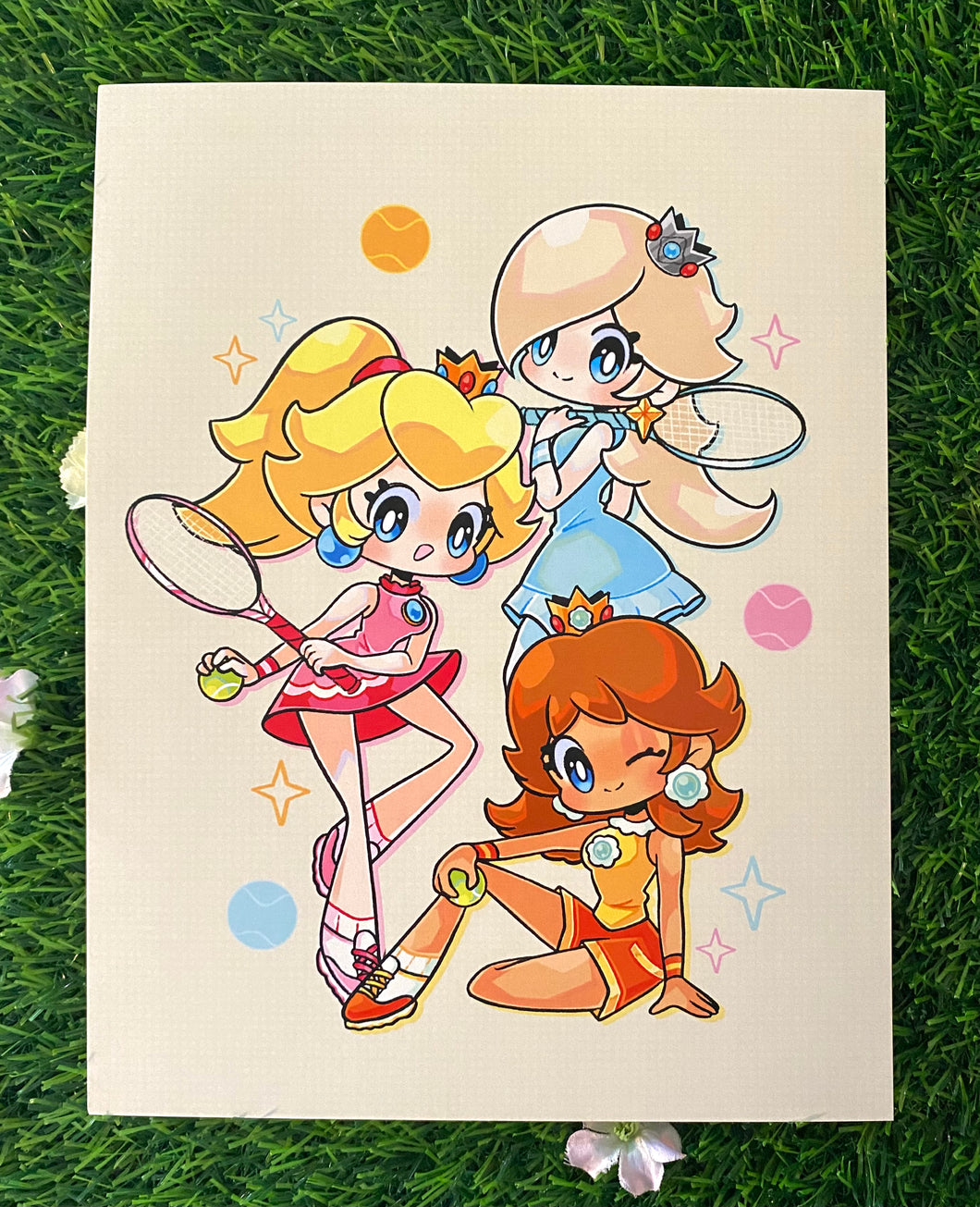 *RETIRING*Tennis Stars 8.5x11 Print