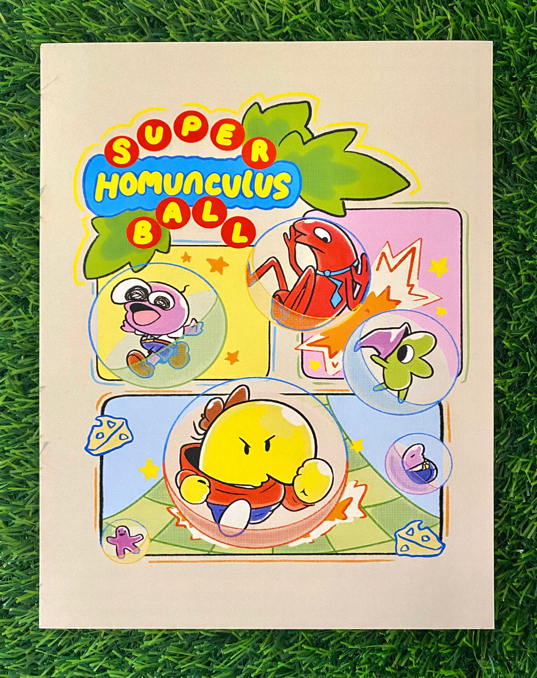 *RETIRING*Super Homunculus Ball 8.5x11 Print