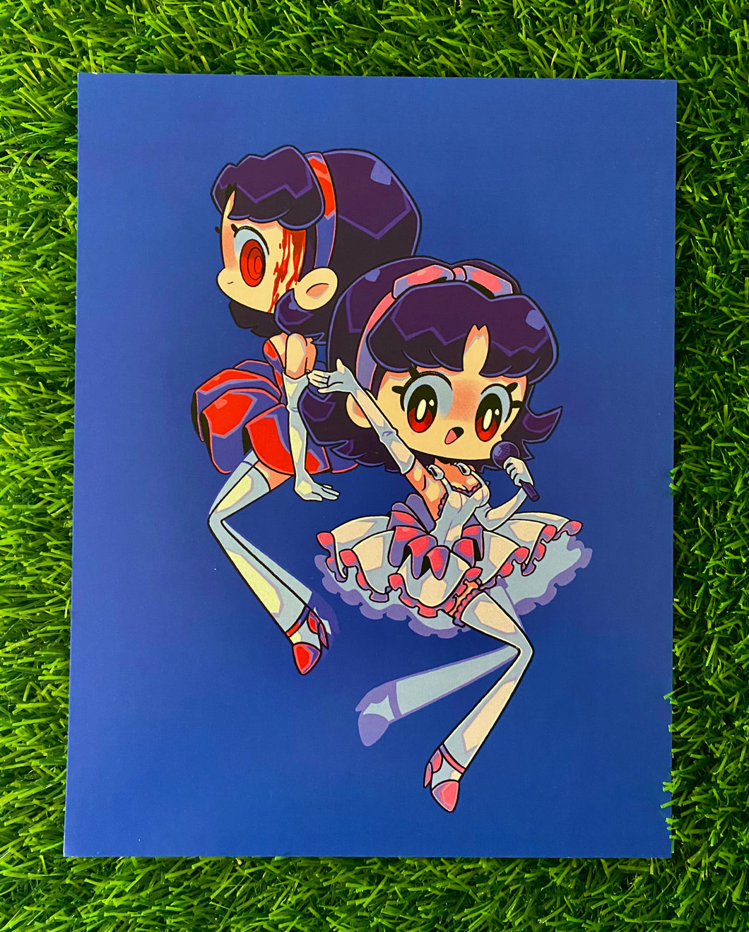 *RETIRING*Mima Perfect Blue 8.5x11 Print