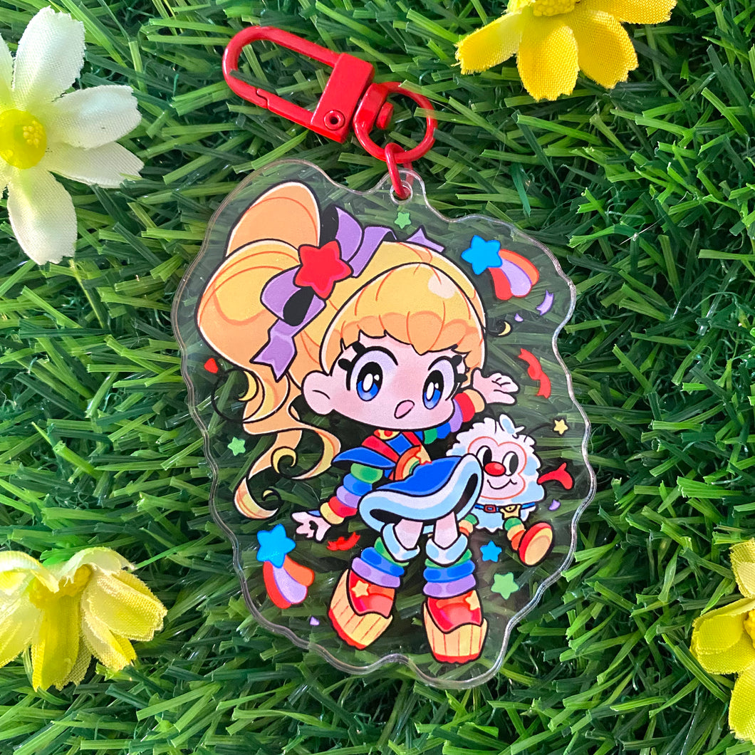 *RETIRING* Rainbow Brite Acrylic Charm