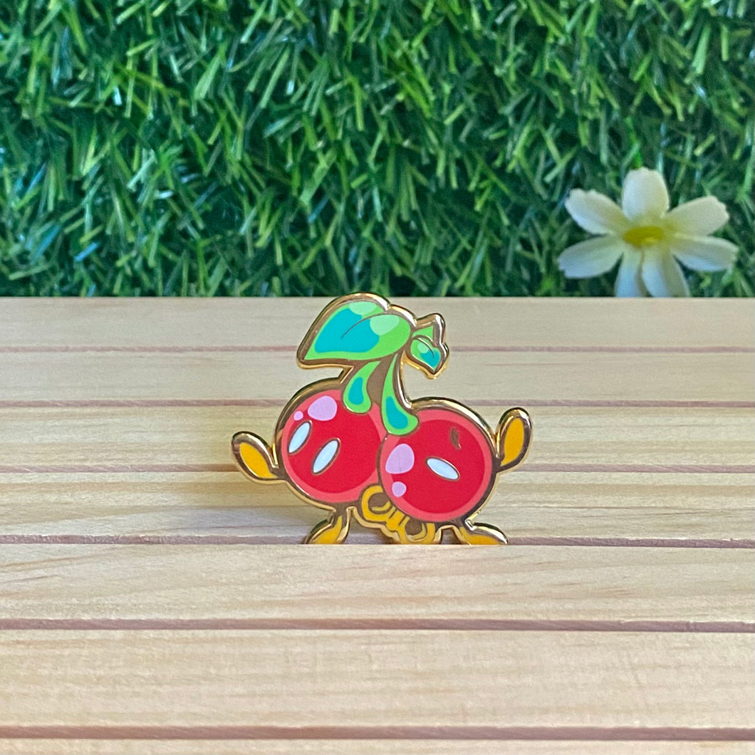 Cherry Bob-omb Enamel Pin