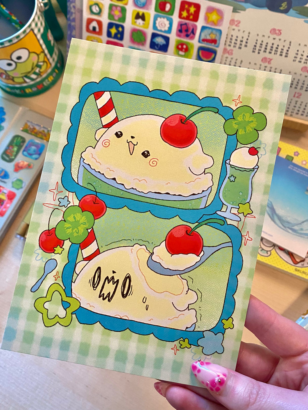 Melon Soda Pup Mini Print