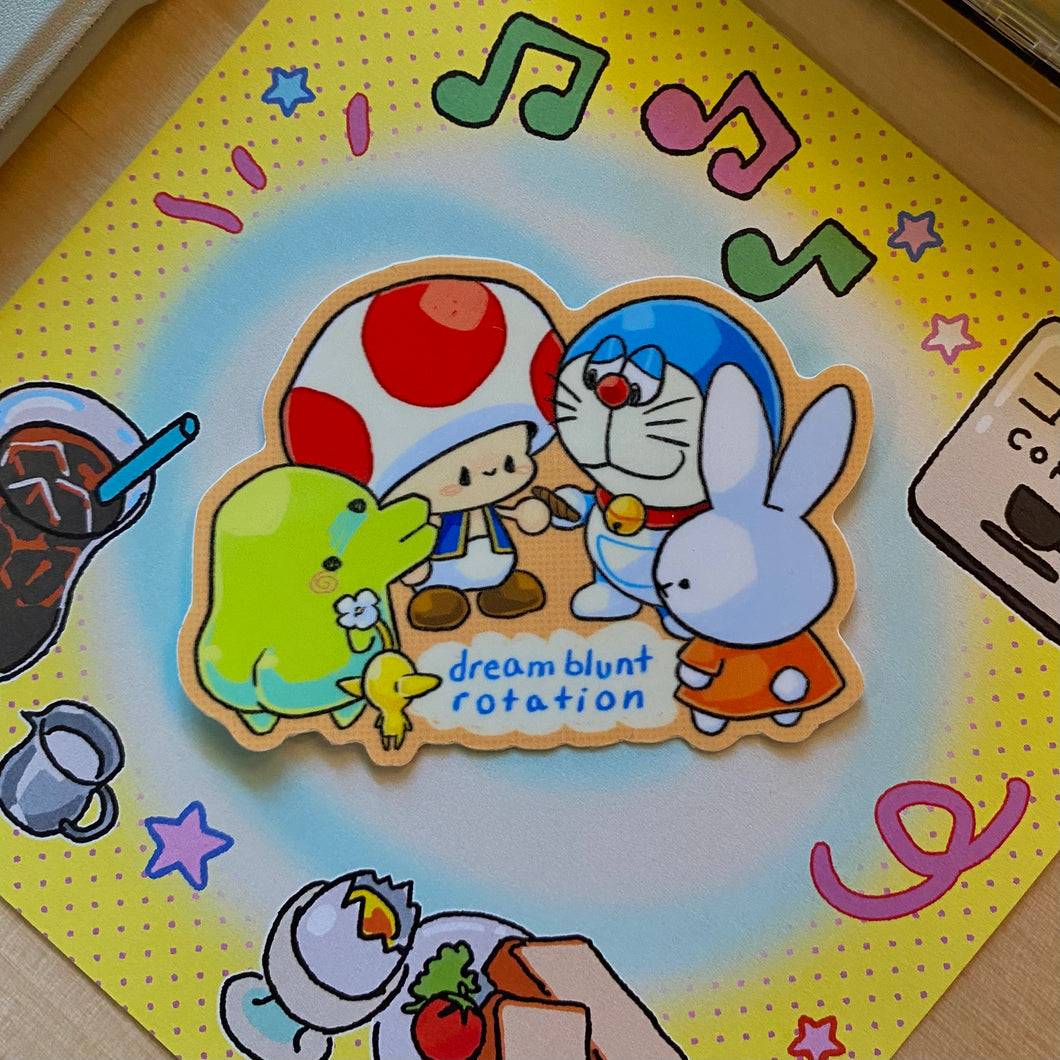 Dream Blunt Rotation Vinyl Sticker