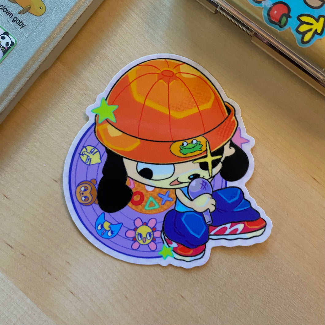 Parappa the Rapper Vinyl Sticker