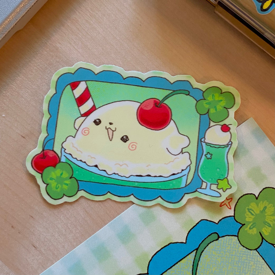 Melon Soda Pup Vinyl Sticker