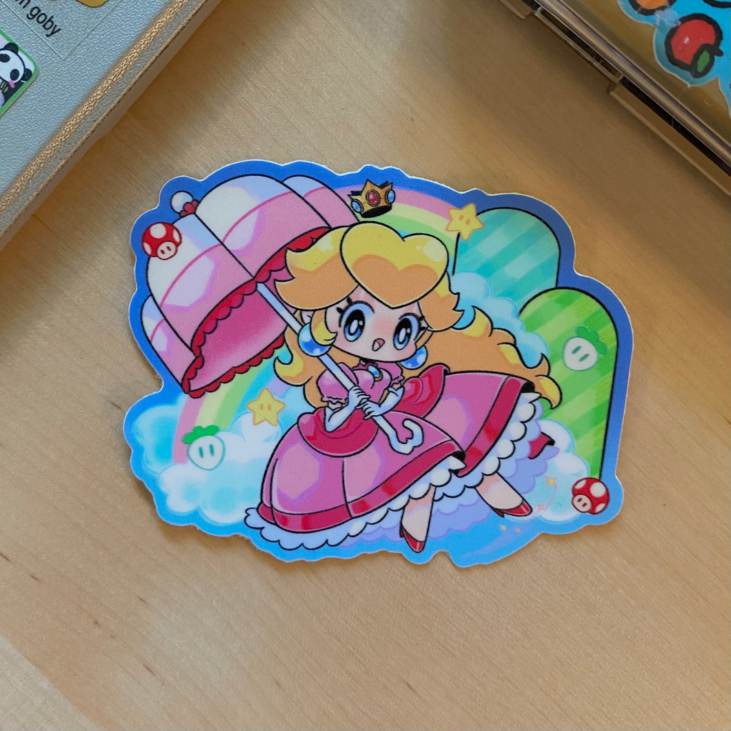 Princess Peach Vinyl Sticker