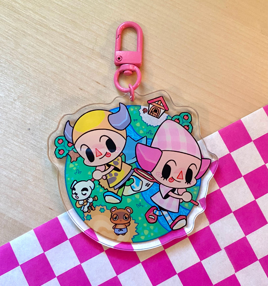 Animal X-ing Acrylic Charm